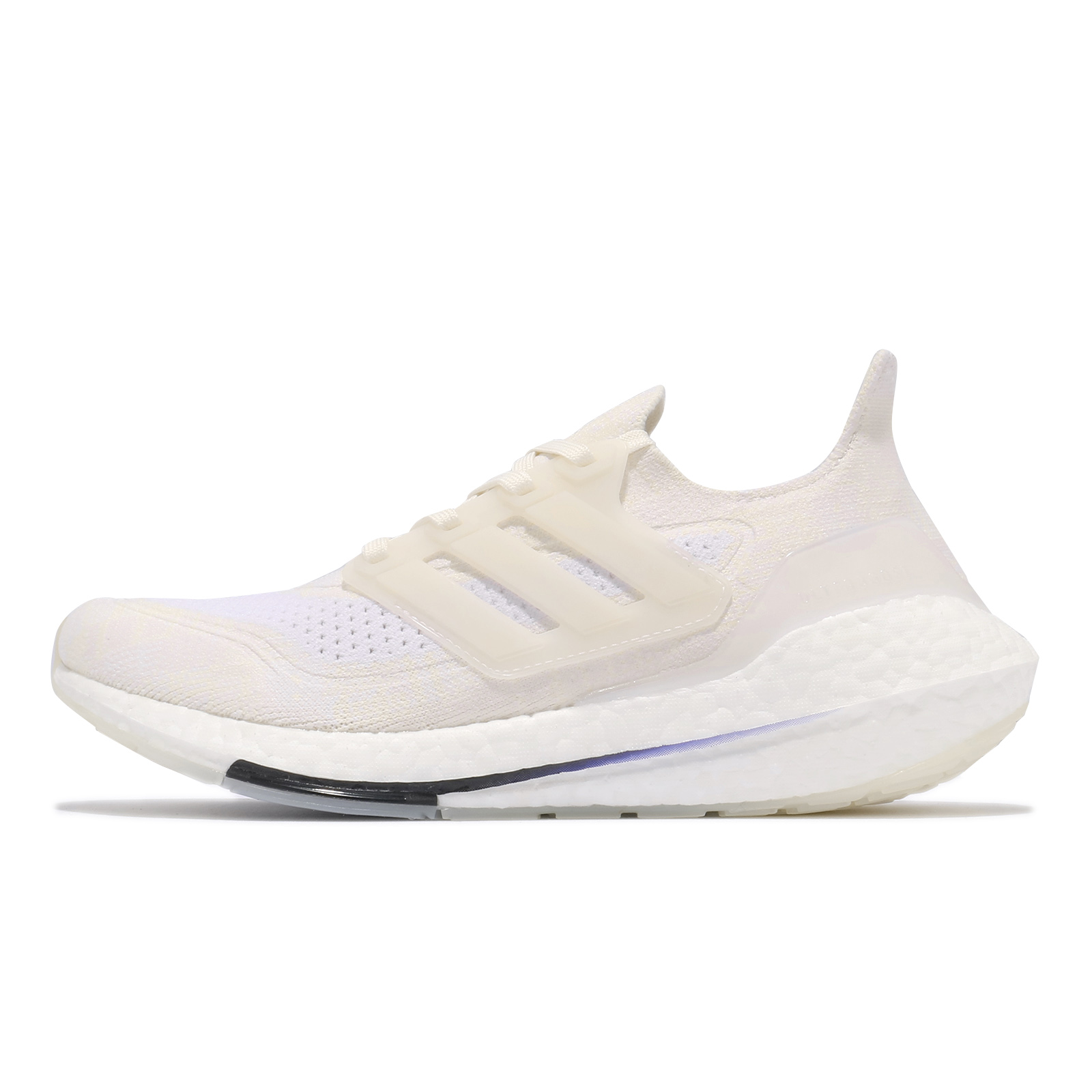 博客來-adidas 慢跑鞋Ultraboost 21 運動女鞋愛迪達輕量透氣舒適避震路跑白黑FX7730 24cm WHITE/BLACK