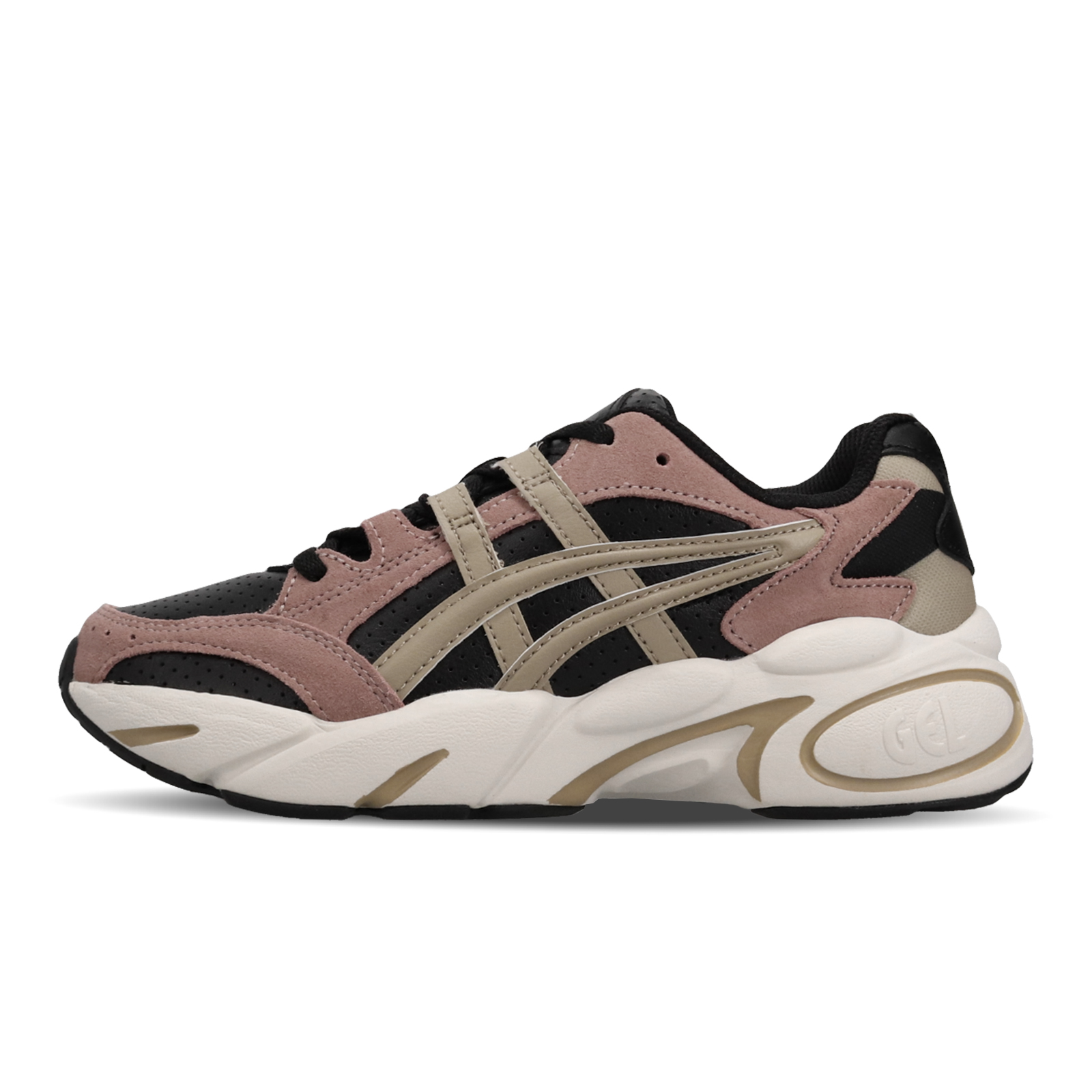 博客來 Asics 休閒鞋gel Bnd 復古厚底女鞋1022a1901 21 5cm Black Wood Crepe